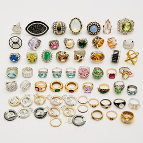 Group of Fashion Costume Rings