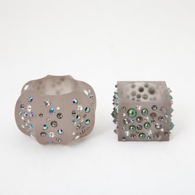Two Atelier Swarovski Bangle Bracelets