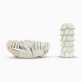 Amusing Composition Vase and Bowl 21st Century