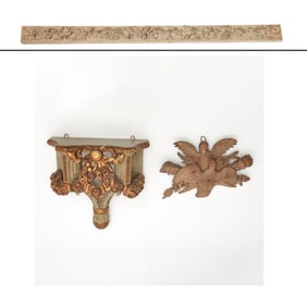 Group of Three Architectural Fragments