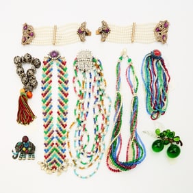 Group of Tutti-Frutti Style Costume Jewelry