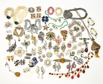 Group of Vintage Fashion Costume Jewelry