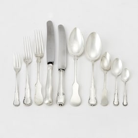Assembled Group of Continental Silver Flatware