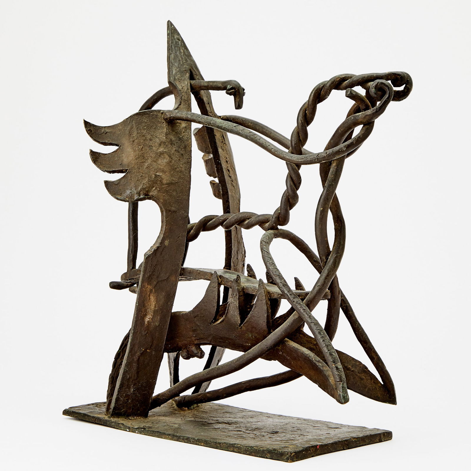 Jacques Lipchitz: American/French, 1891-1973Pegasus, 1929Signed LipchitzBronze15 x 13 x 7 inches (38 x 33 x 17.8 cm)Provenance:Acquired directly from the artist by T. Catesby JonesThence by descent i