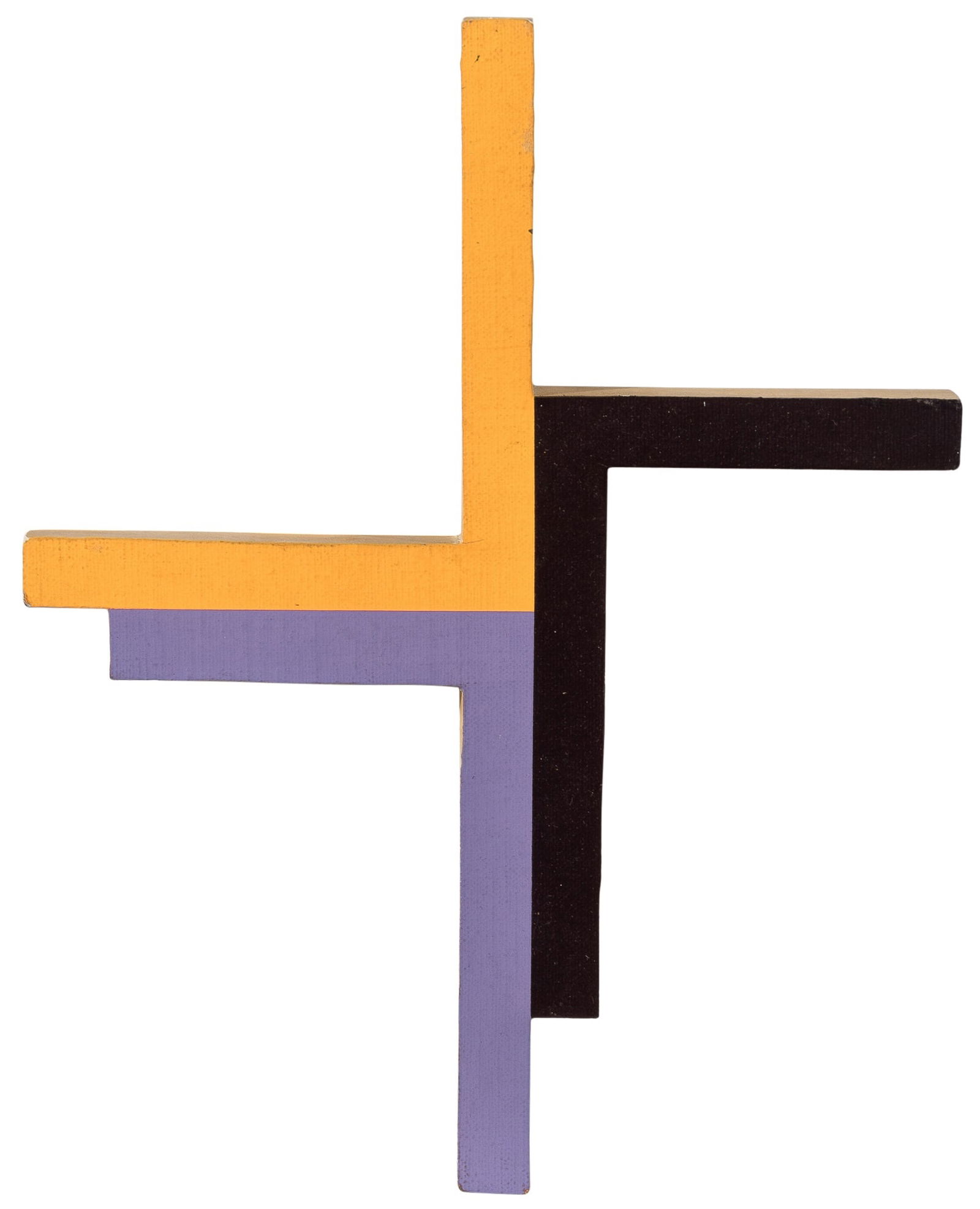 David Simpson: American, b. 1928Non Sequitur, 1984Signed David Simpson, dated 1984, and inscribed as titled on the reverseAcrylic on canvas laid to wood12 5/8 x 10 x 1 1/2 inches (32.1 x 25.4 x 3.8 cm)