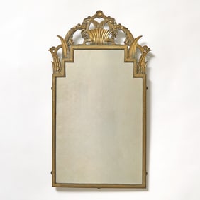 Marcel Bergue Art Deco Wall Mirror