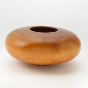 Ed Moulthrop Turned Ash Leaf Maple Globe