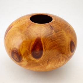 Matt Moulthrop Turned White Pine Globe