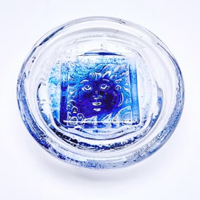 Lars Hellsten for Orrefors Ariel Glass Sculpture