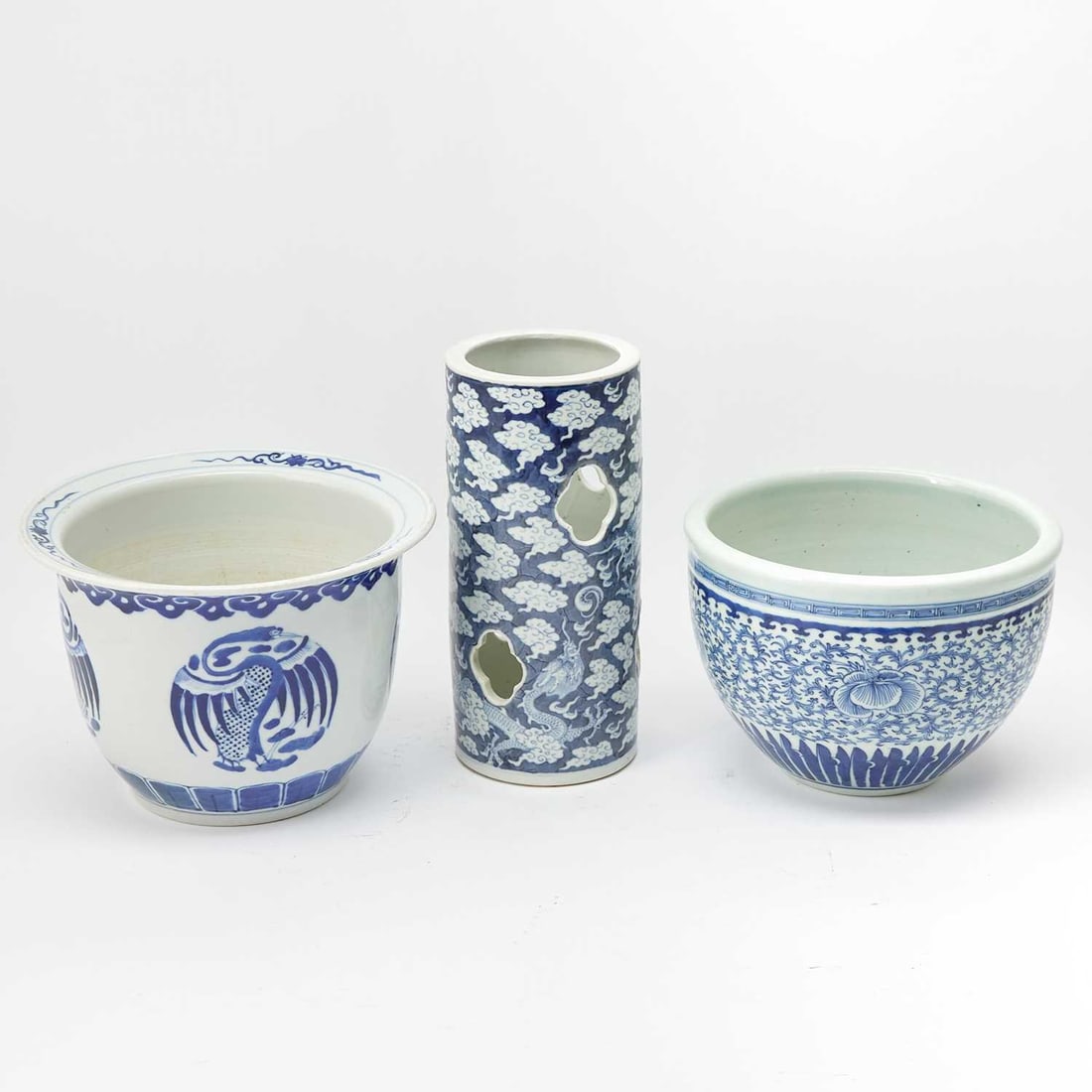 A Group of Chinese Porcelain Articles Late Qing Dynasty (1 of 3)