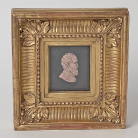 George III Wax Portrait Medallion of Michelangelo