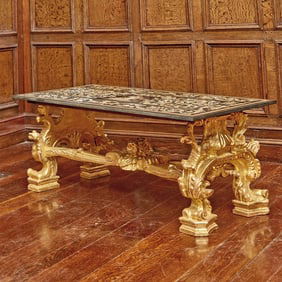Italian Baroque Style Scagliola Inlaid Top