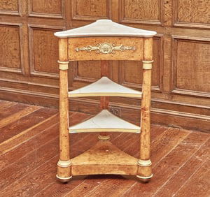 Charles X Gilt Bronze Mounted Karelian Birch Etagere