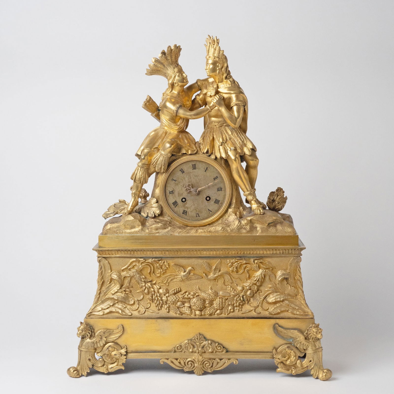 Louis Philippe Gilt-Bronze Mantle Clock (1 of 9)