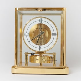 Jaeger LeCoultre for Tiffany & Co. Brass Atmos Clock