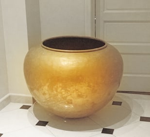 Extra Large Copper Jardinière