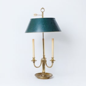 French Gilt Bronze Bouillotte Lamp