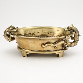A Chinese Bronze Censer Qing Dynasty