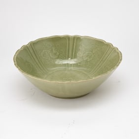 A Chinese Yaozhou Stoneware Bowl Yuan-Ming Dynasty
