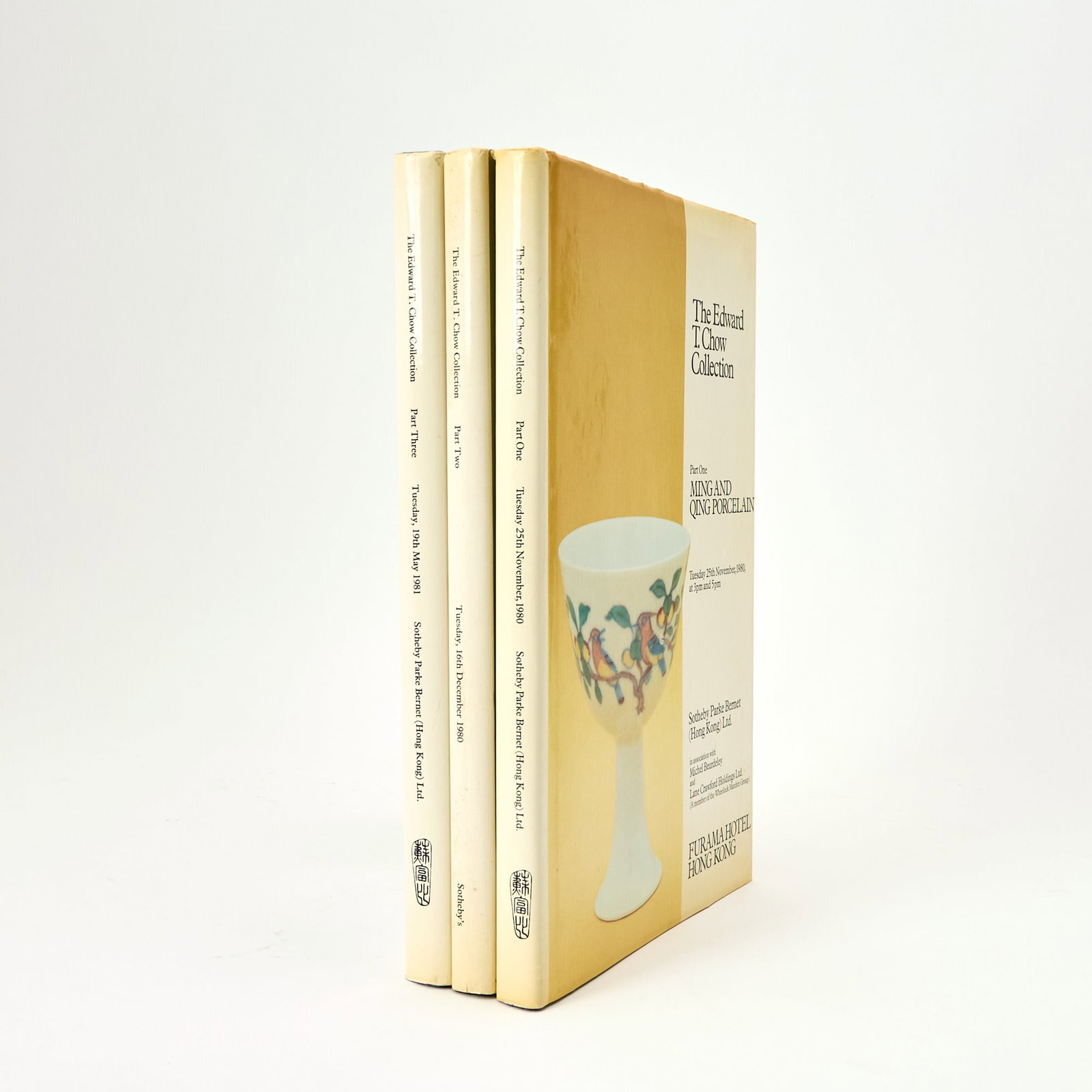 Three Volumes: The Edward T. Chow Collection Sotheby's Parke Bernet (Hong Kong) LTD., 1980 (1 of 3)