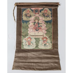 A Tibetan Thangka 18th-19th century
