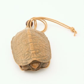 A Japanese Boxwood Inro 19th Century