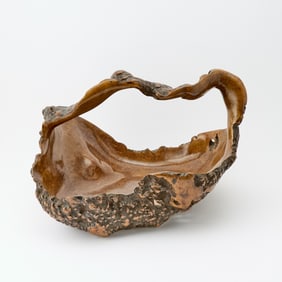 A Japanese Naturalistic Rootwood Basket 20th Century