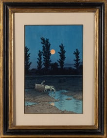 A Japanese Woodblock Print Hasui Kawase (1883-1957)
