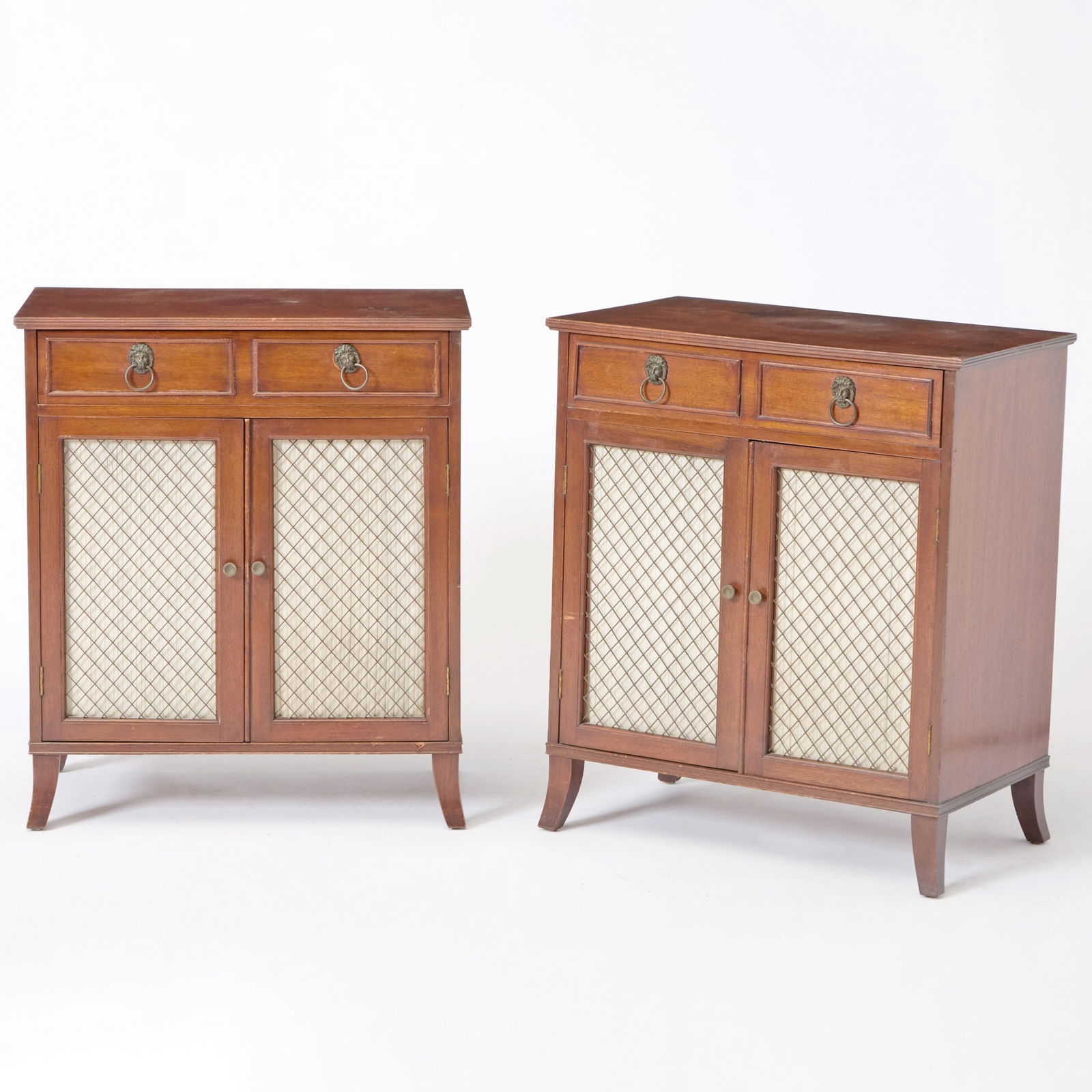Pair of Regency Style Mahogany Cabinets (1 of 6)