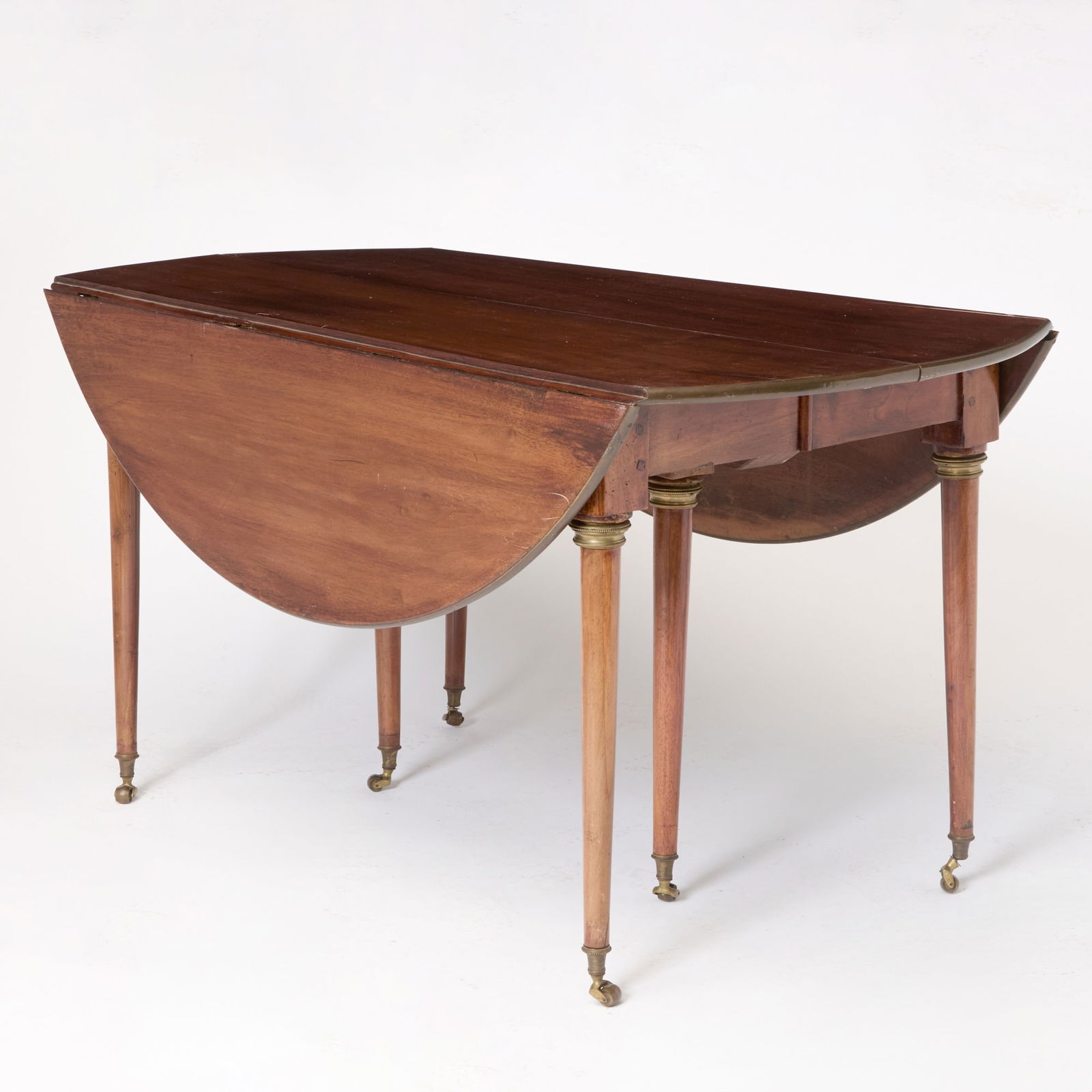 Louis XVI Brass-Mounted Mahogany Extension Dining Table (1 of 4)