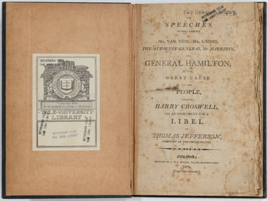 Alexander Hamilton defends Freedom of the Press.