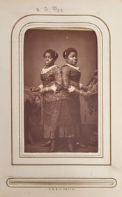 A Civil War Era Album of Cartes de Visite, featuring many of Barnum's Celebrities