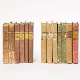 Volumes in original boards from The World in Miniature