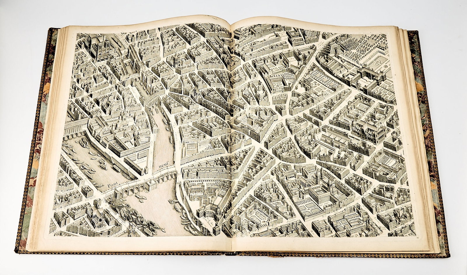 Turgot's monumental bird's eye view map of Paris: [MAP - PARIS] TURGOT, MICHEL ETIENNE and BRETEZ, LOUIS. Plan de Paris commencé l'Année 1734 ... sous les ordres de Messire Michel Etienne Turgot ... Achevé de Graver en 1739. [Paris: s.