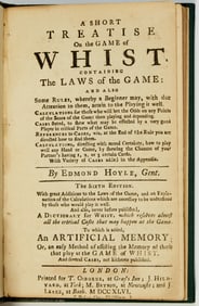 The rules of Whist, signed by Hoyle