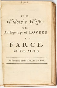 A rare play satirizing Hoyle and contemporary publishing practices