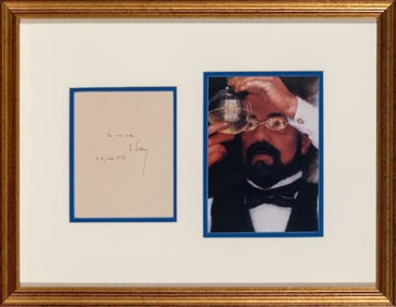Elegantly inscribed by the great French chemist