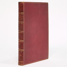 A rare large-paper copy in 18th-century morocco