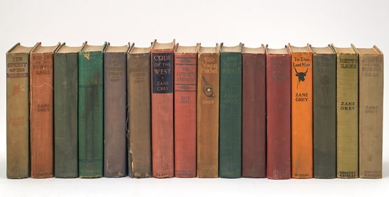 A remarkable collection of inscribed and signed books by Zane Grey