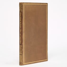 A scarce color-plate book of the formal costumes of the early French republic