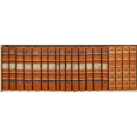 A striking set of Art Deco bindings