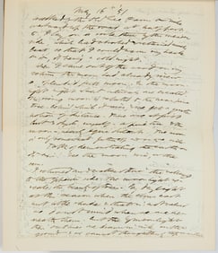 With an original manuscript leaf from Thoreau's Journals