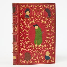A Kelly & Sons inlaid binding on a Washington Irving work