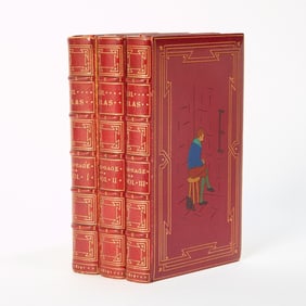 A finely bound extra-illustrated English edition of Gil Blas