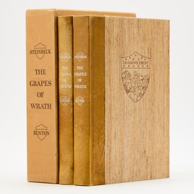 Steinbeck's The Grapes of Wrath illustrated and signed by Thomas Hart Benton