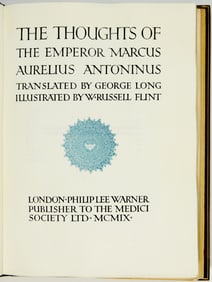 The Russell Flint illustrated edition of Marcus Aurelius