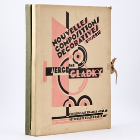 Serge Gladky's two collections of Art Deco motifs rendered in pochoir