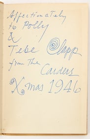 Inscribed by Alexander Calder