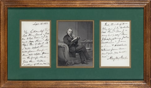 A lambasting letter from Henry Ward Beecher