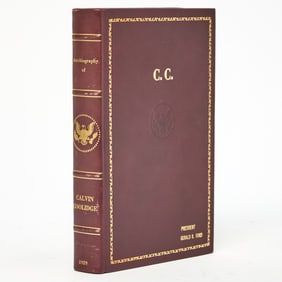 Calvin Coolidge's autobiography, especially bound for President Ford